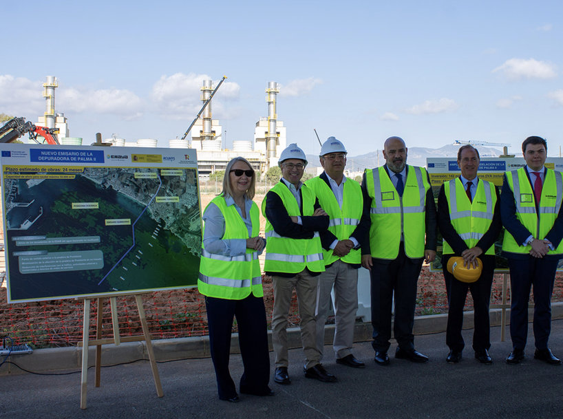 Hugo Morán visits the renovation of the Palma II WWTP, awarded to the consortium led by Tedagua